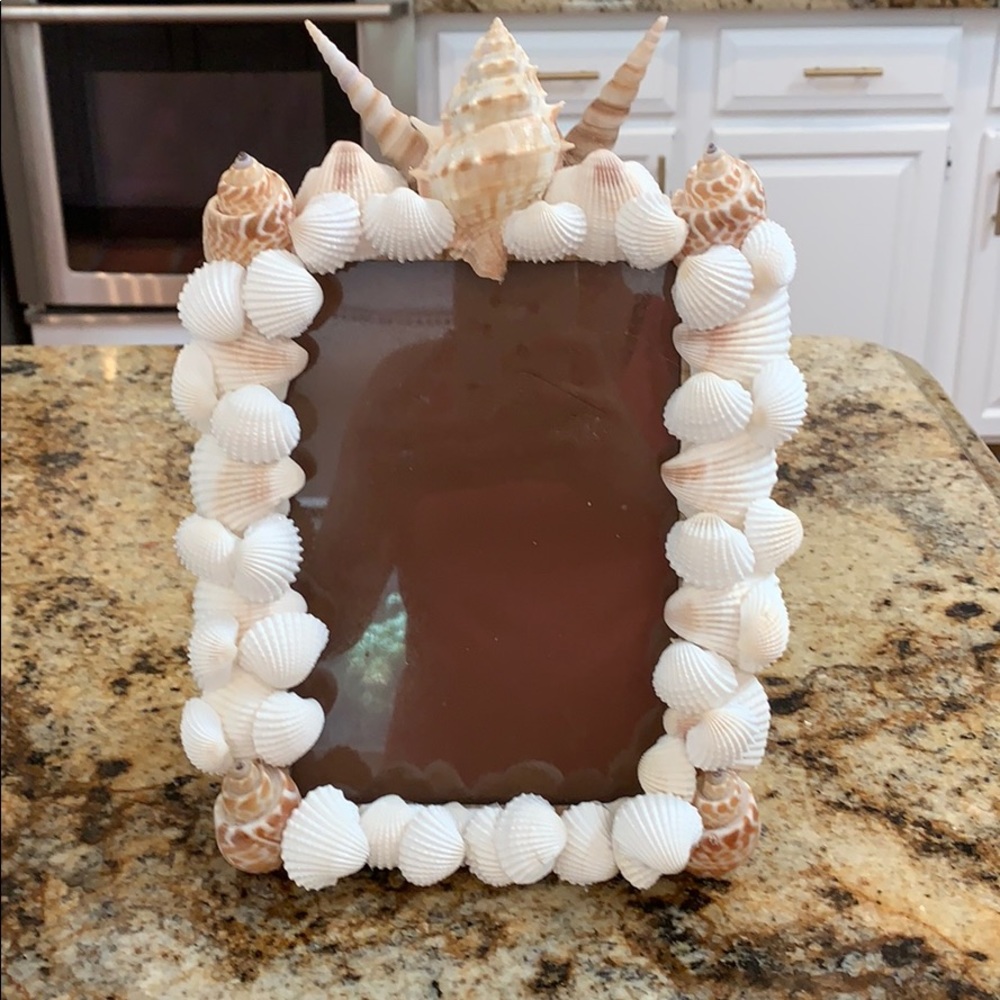 Handmade Genuine Shell Frame 5x7